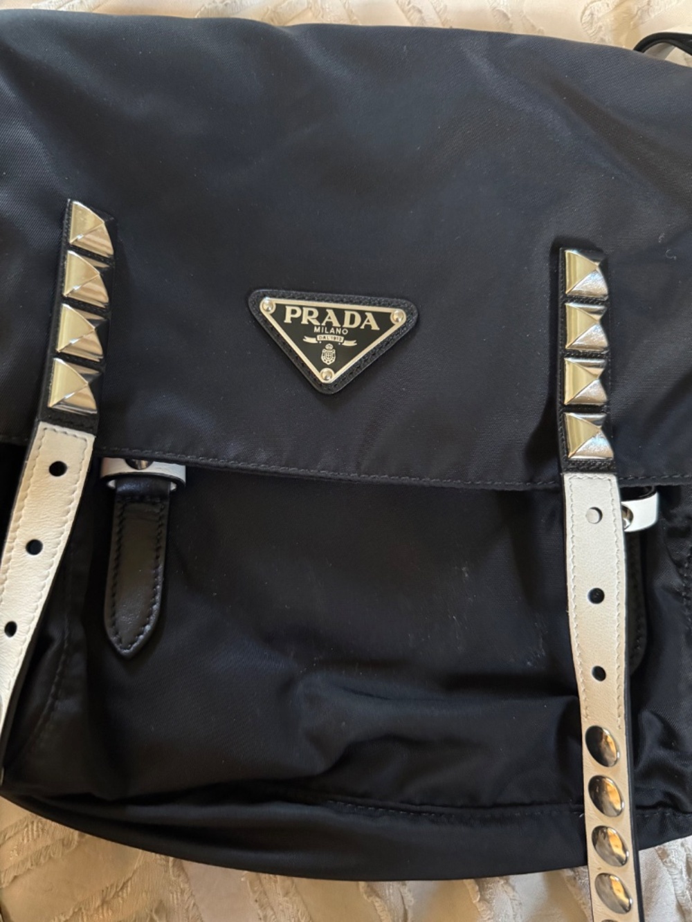 Prada studded crossbody bag - Picture 2 of 7